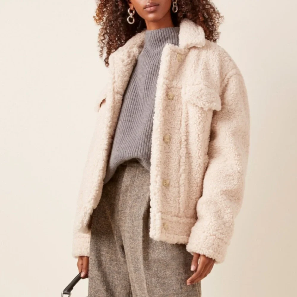 NWT - Vince Teddy Shearling Jacket - Picture 11 of 14